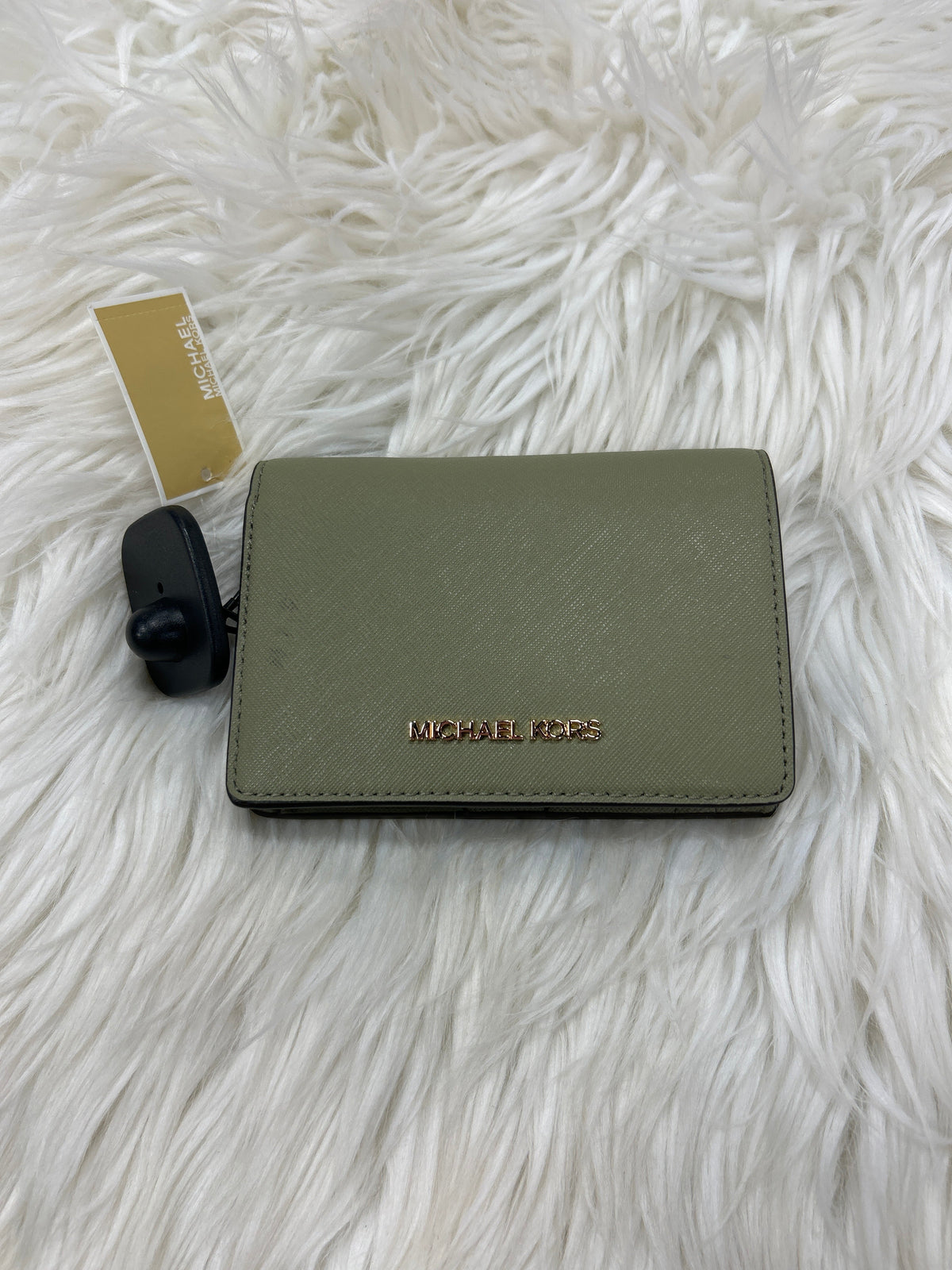 Wallet By Michael By Michael Kors In Green, Size:Small
