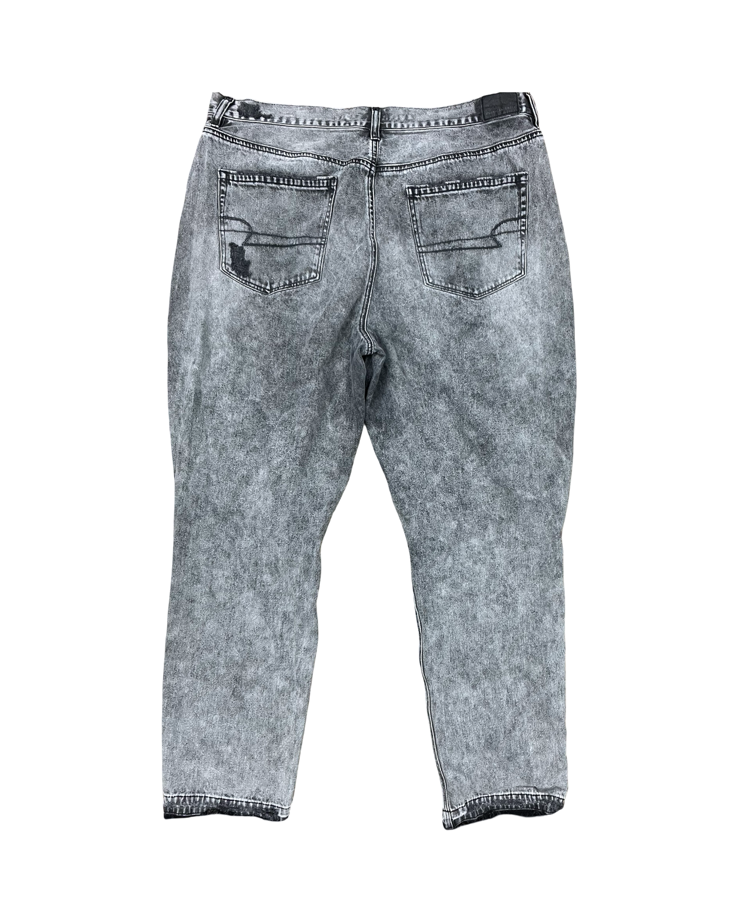 Jeans Skinny By American Eagle In Grey Denim, Size:18