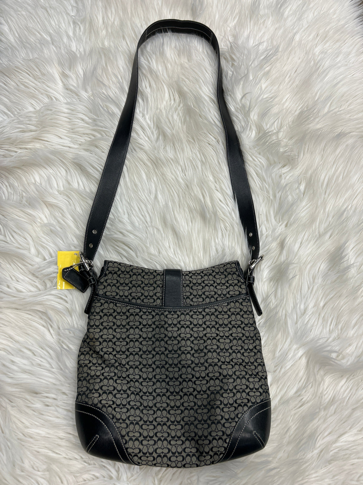 Handbag Designer By Coach In Black, Size:Medium