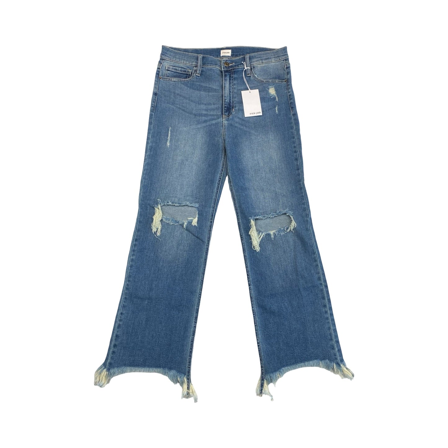 Jeans Straight By Sneak Peek In Blue Denim, Size:12