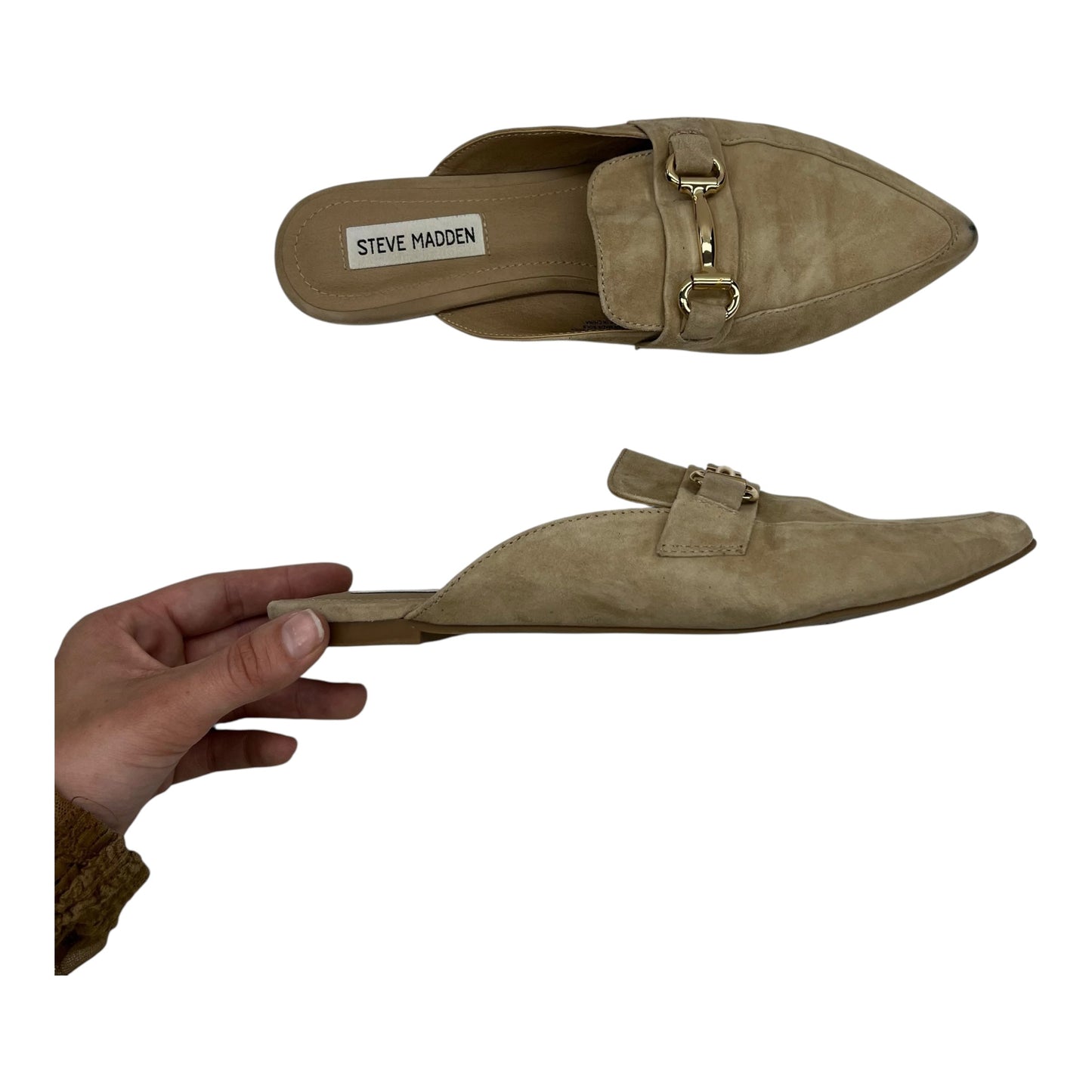 Shoes Flats By Steve Madden In Brown, Size:7.5