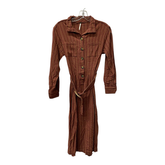 Dress Work By Free People In Orange, Size:Xs