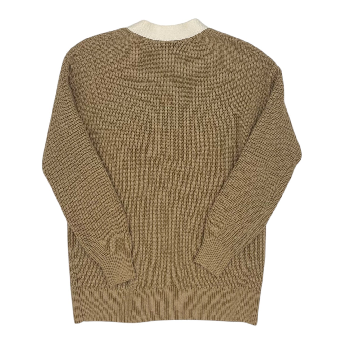 Sweater Cardigan By Loft In Brown, Size:S