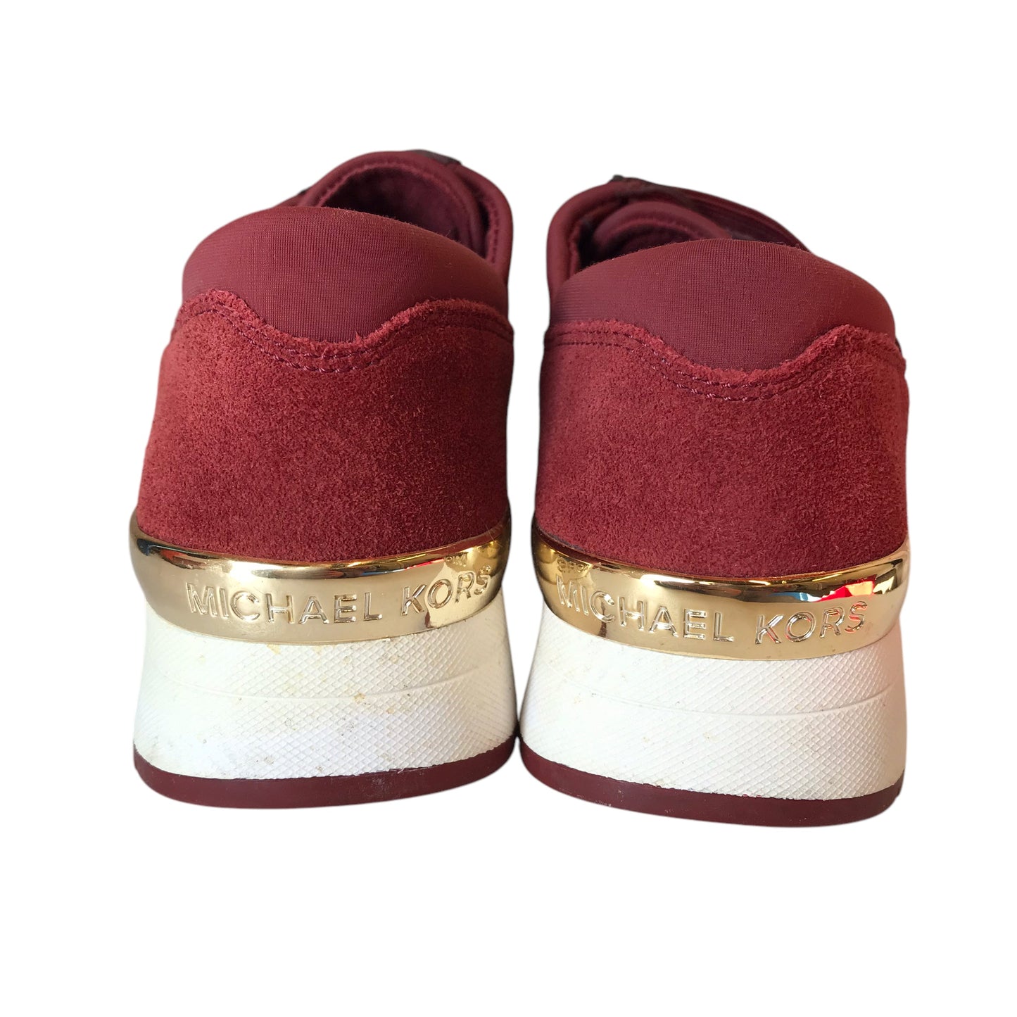 Shoes Athletic By Michael By Michael Kors In Red & White, Size:6.5