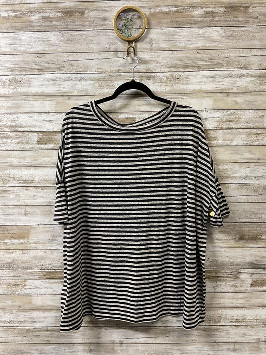 Top Ss Designer By All Saints In Black & Grey, Size:M