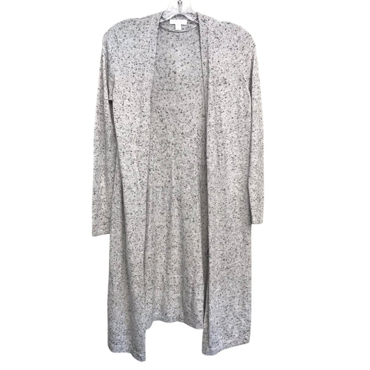 Sweater Cardigan By Charter Club In Grey, Size:Sp