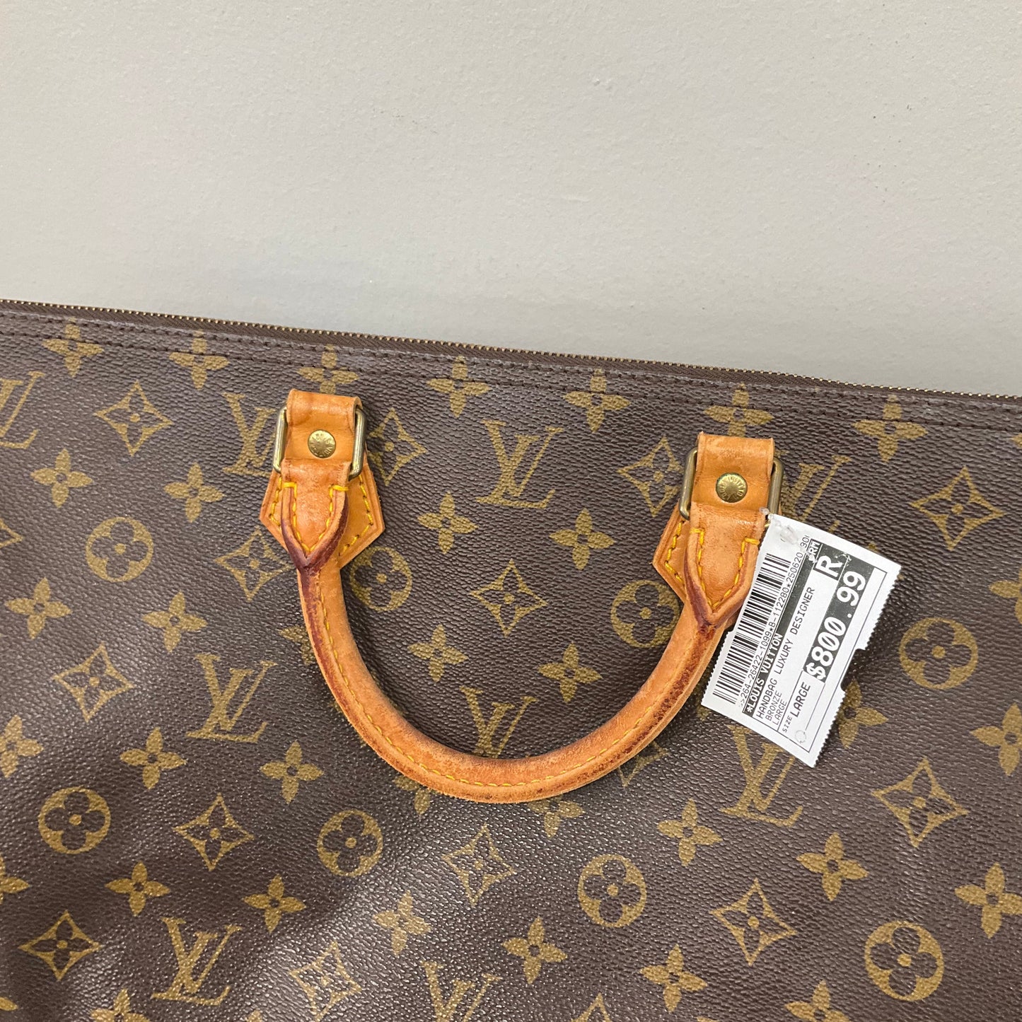 1982 Vintage Speedy 40 By Louis Vuitton In Brown Monogram, Size: 40