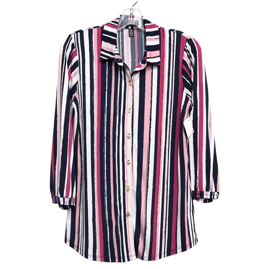 Top Ls By Jones New York In Striped Pattern, Size:S