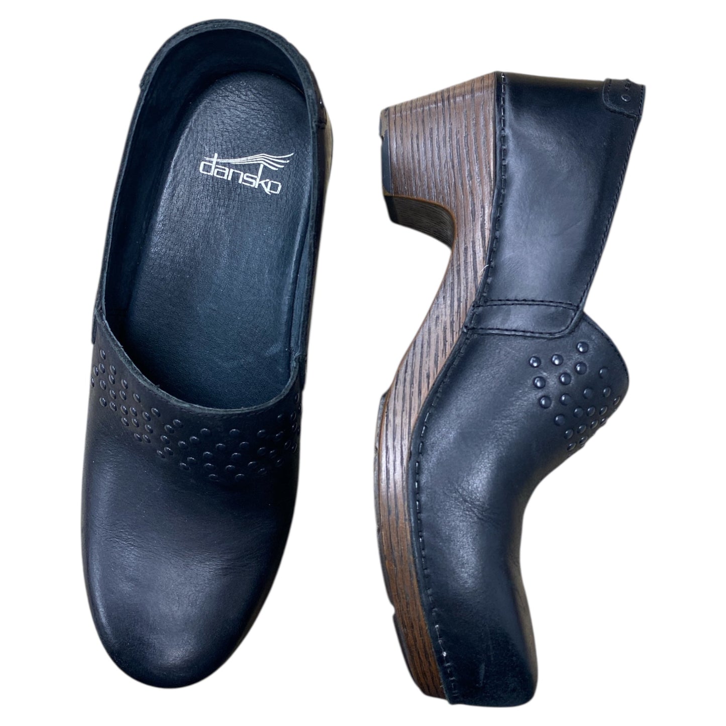 Shoes Heels Block By Dansko In Black, Size:8.5