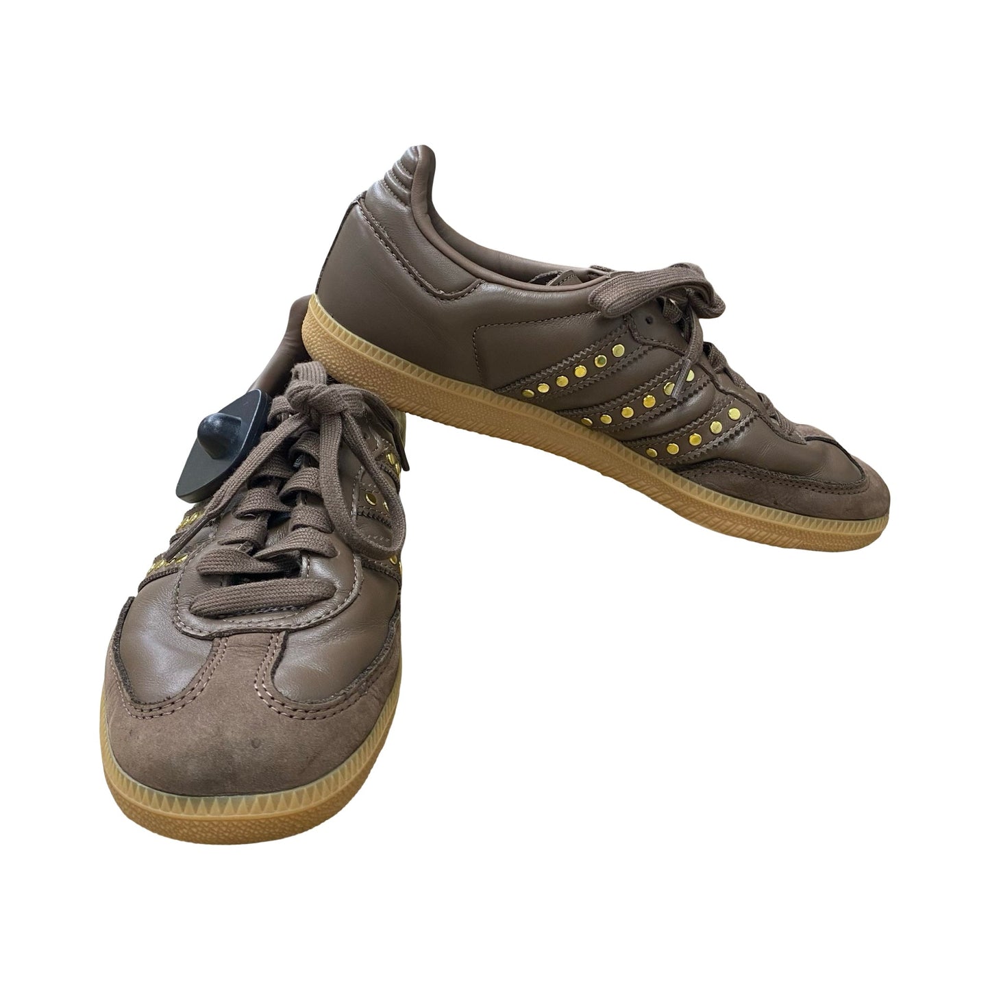 Shoes Sneakers By Adidas In Brown & Gold, Size:8