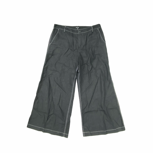 Pants Linen By Madewell In Black, Size:14P