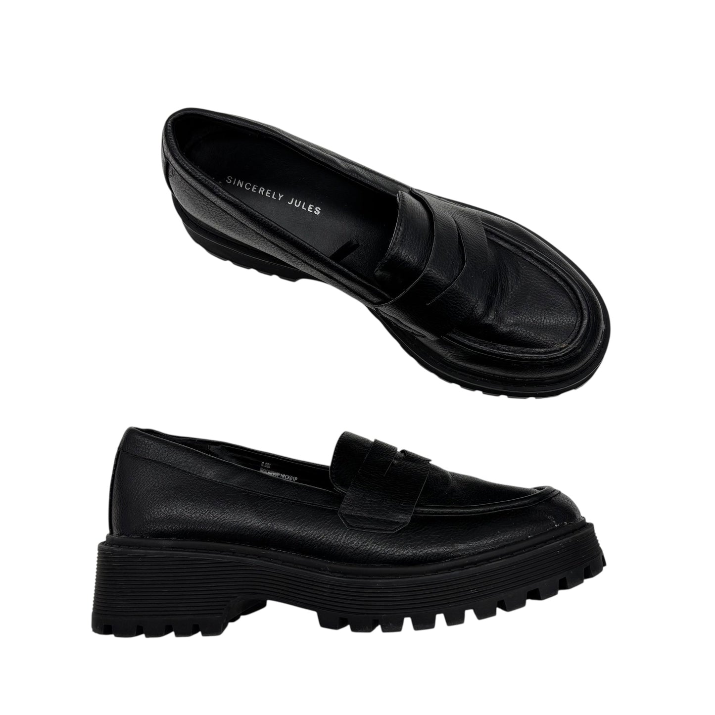 Shoes Flats By Sincerely Jules In Black, Size:8.5