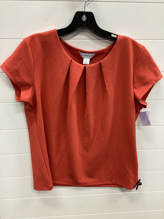 Top Ss By Liz Claiborne In Orange, Size:L