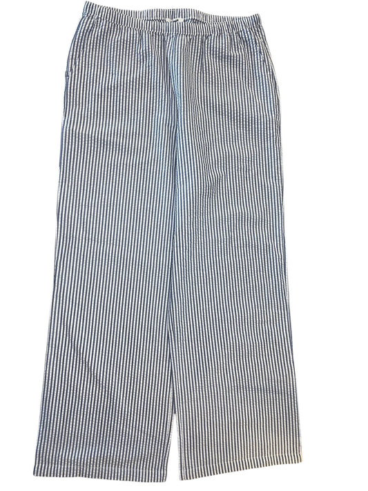 Pants Wide Leg By Garage In Striped Pattern, Size:L