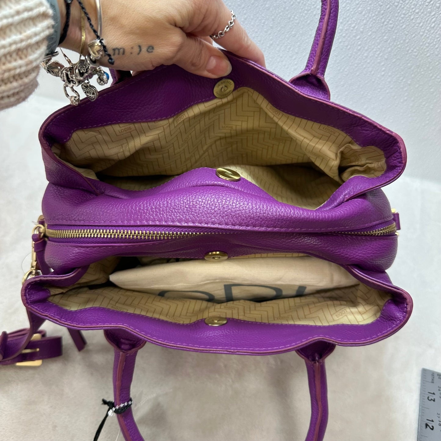 Handbag By Lodis, Size: Medium