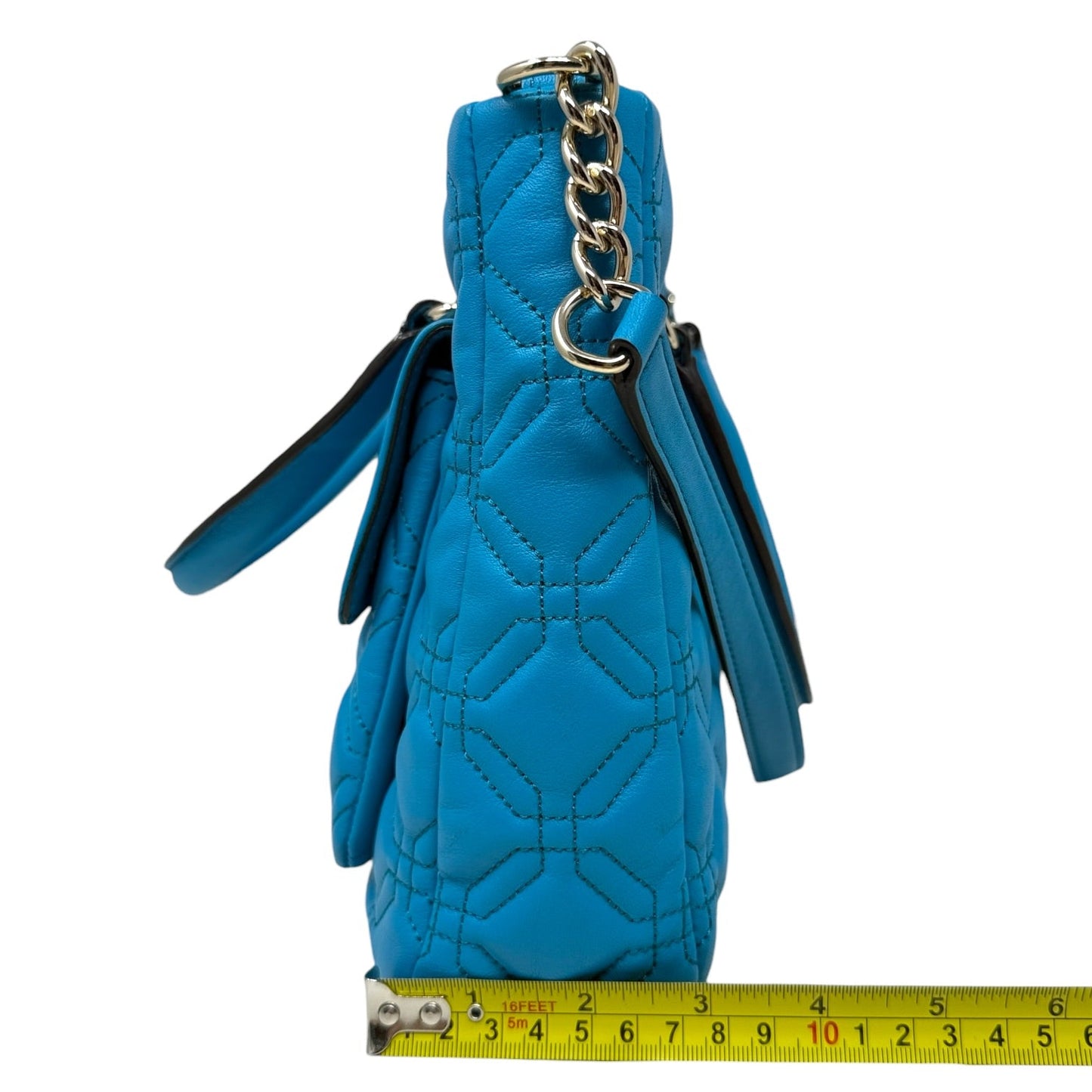 Astor Court Lila Quilted Leather Shoulder Bag  Designer By Kate Spade, Size: Medium