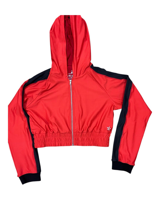 Athletic Jacket By Rebel In Red, Size:3X