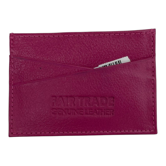 Wallet Leather By Clothes Mentor In Pink, Size:Small