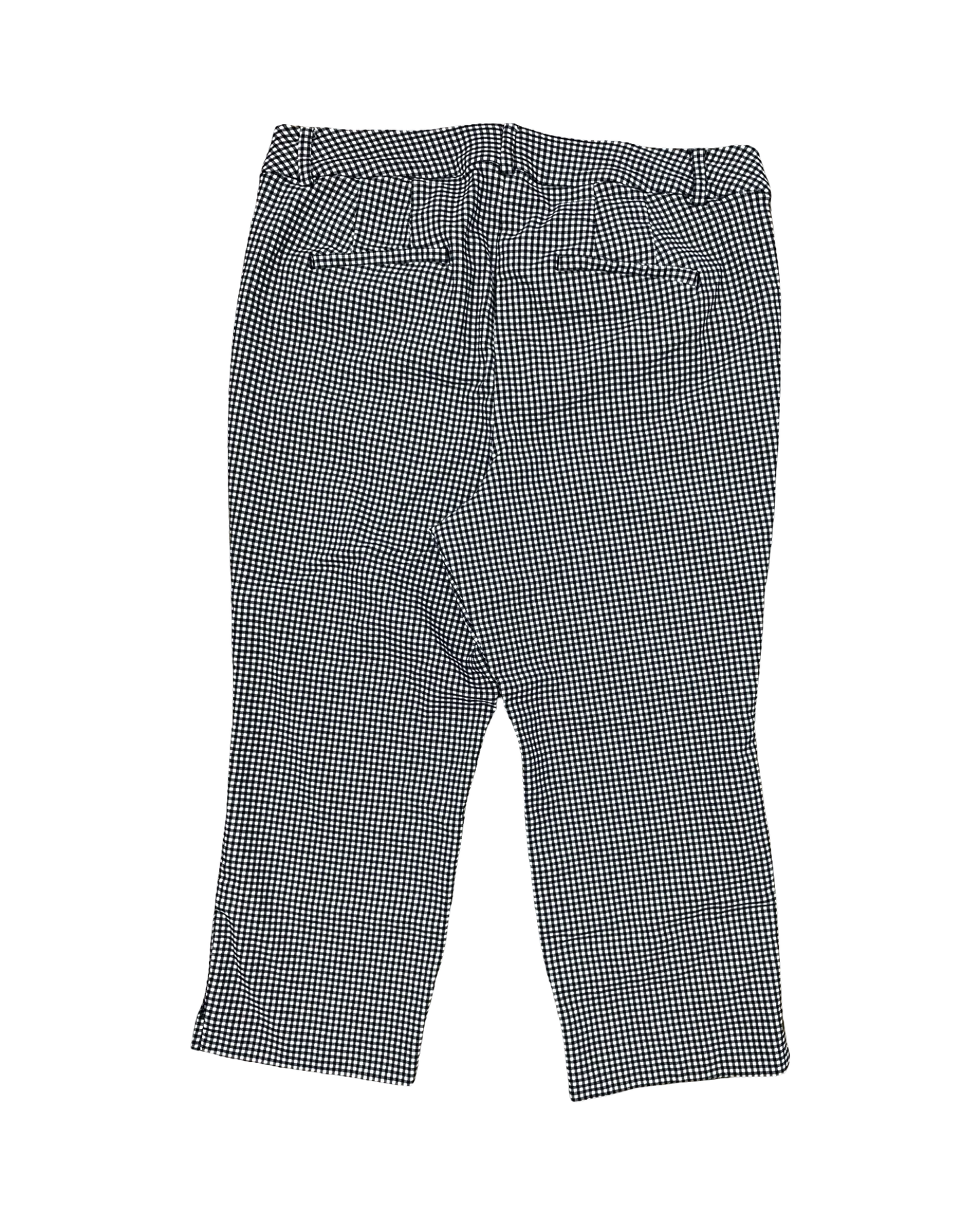 Pants Cropped By Lane Bryant In Black & White, Size:16