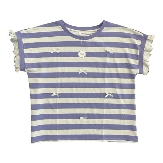 Top Ss By Oddi In Striped Pattern, Size:3X