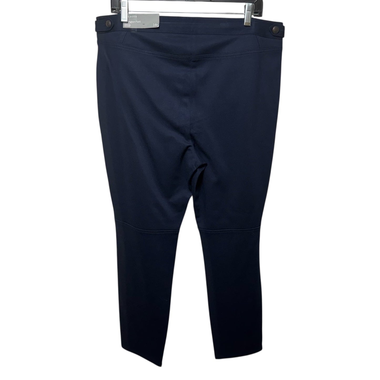 Lexington Pant (skinny leg, ankle length, sits at waist) By Talbots In Navy, Size: 14p