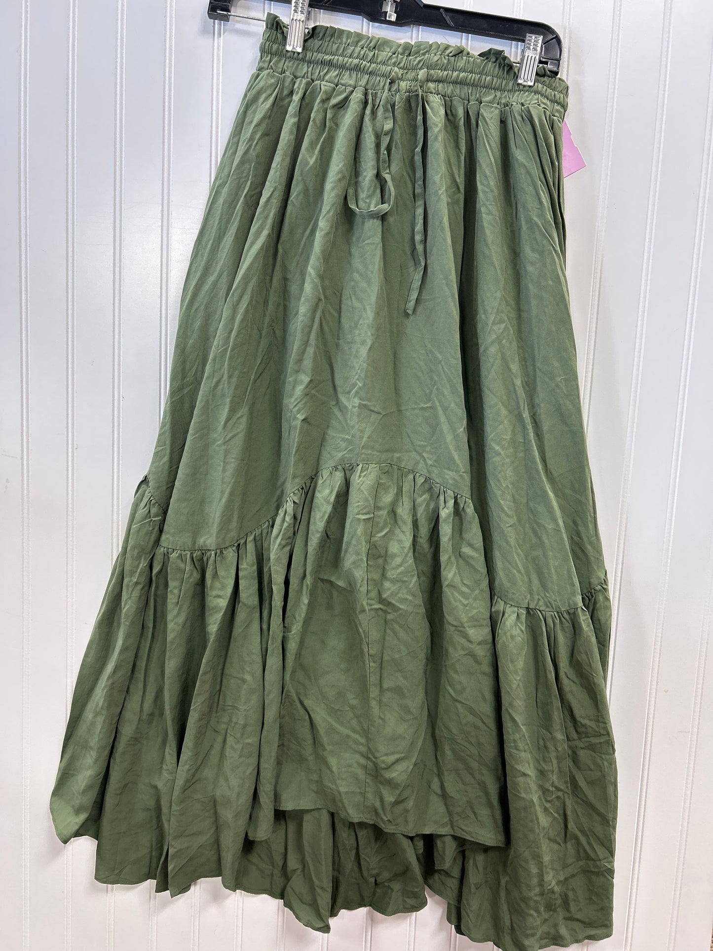 Skirt Maxi By Clothes Mentor In Green, Size:M