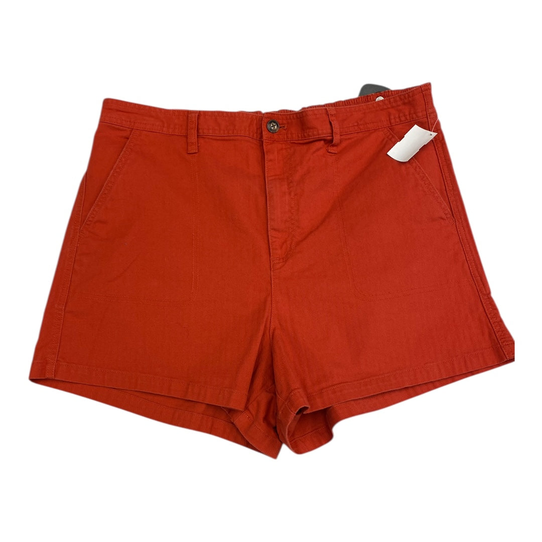 Shorts By Madewell In Red, Size:Xl