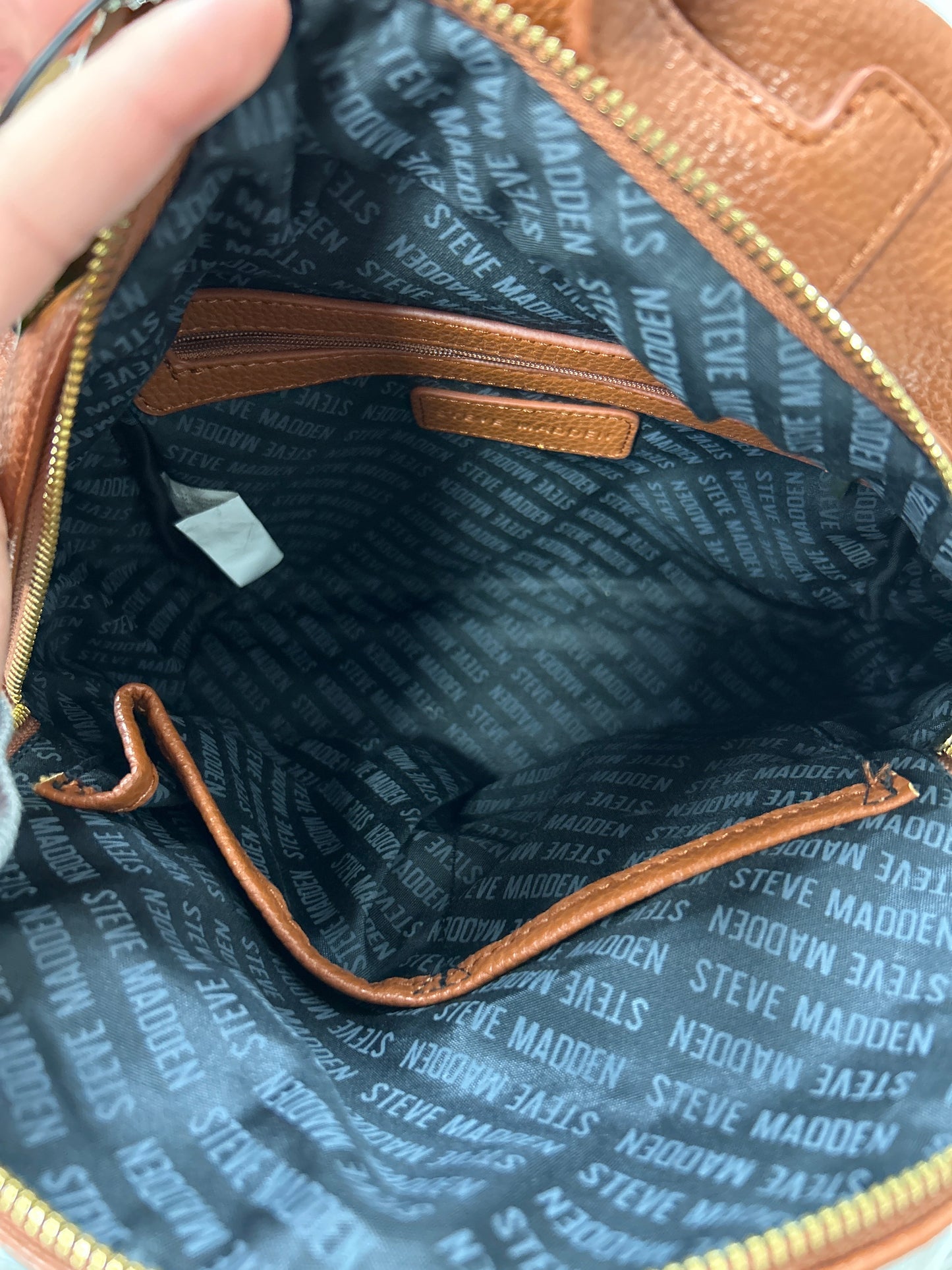 Backpack By Steve Madden In Brown, Size:Small