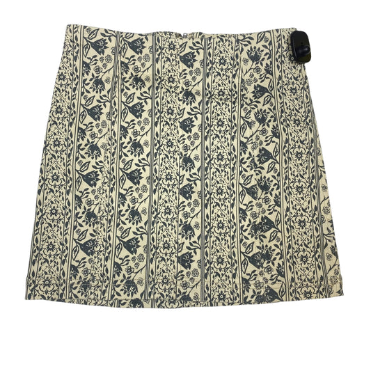 Skirt Mini & Short By Free People In Cream & Grey, Size:S