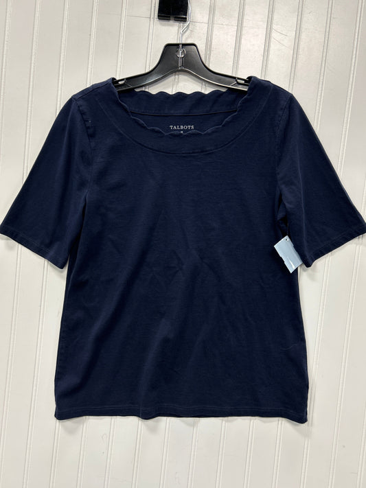 Top Ss By Talbots In Navy, Size:M