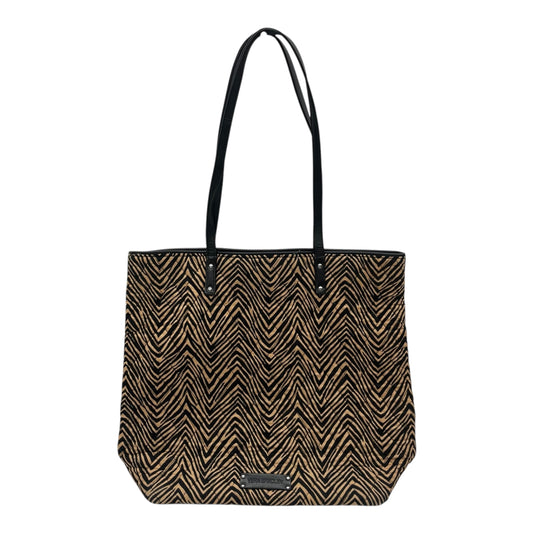 Handbag By Vera Bradley In Black & Brown, Size:Medium