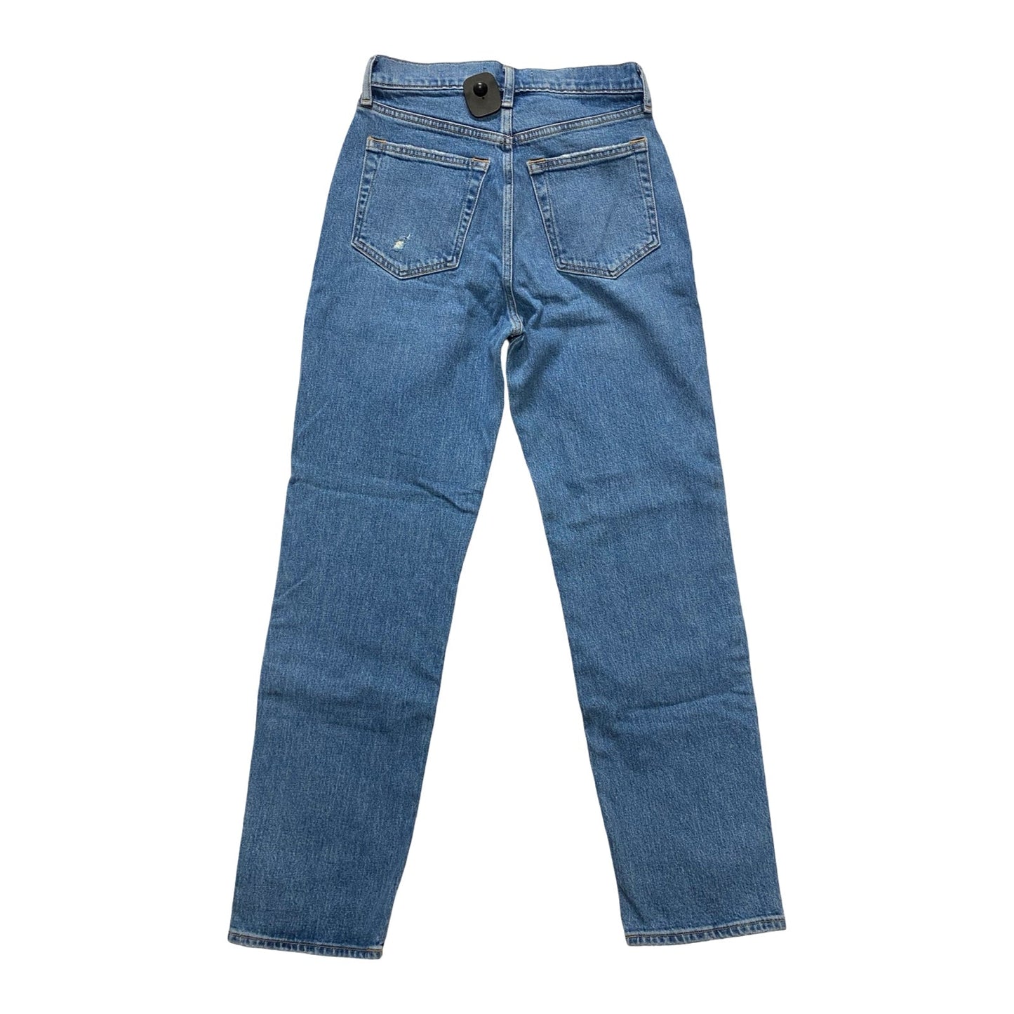 Jeans Straight By Abercrombie And Fitch In Blue Denim, Size:2