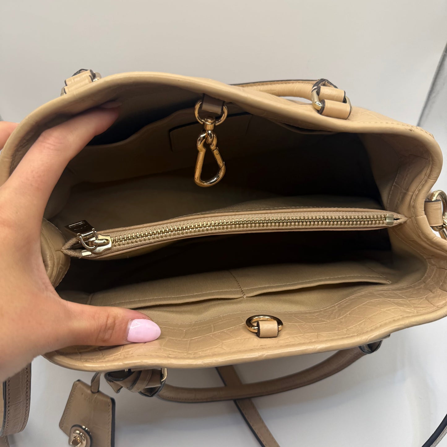 Handbag Designer By Coach, Size: Medium