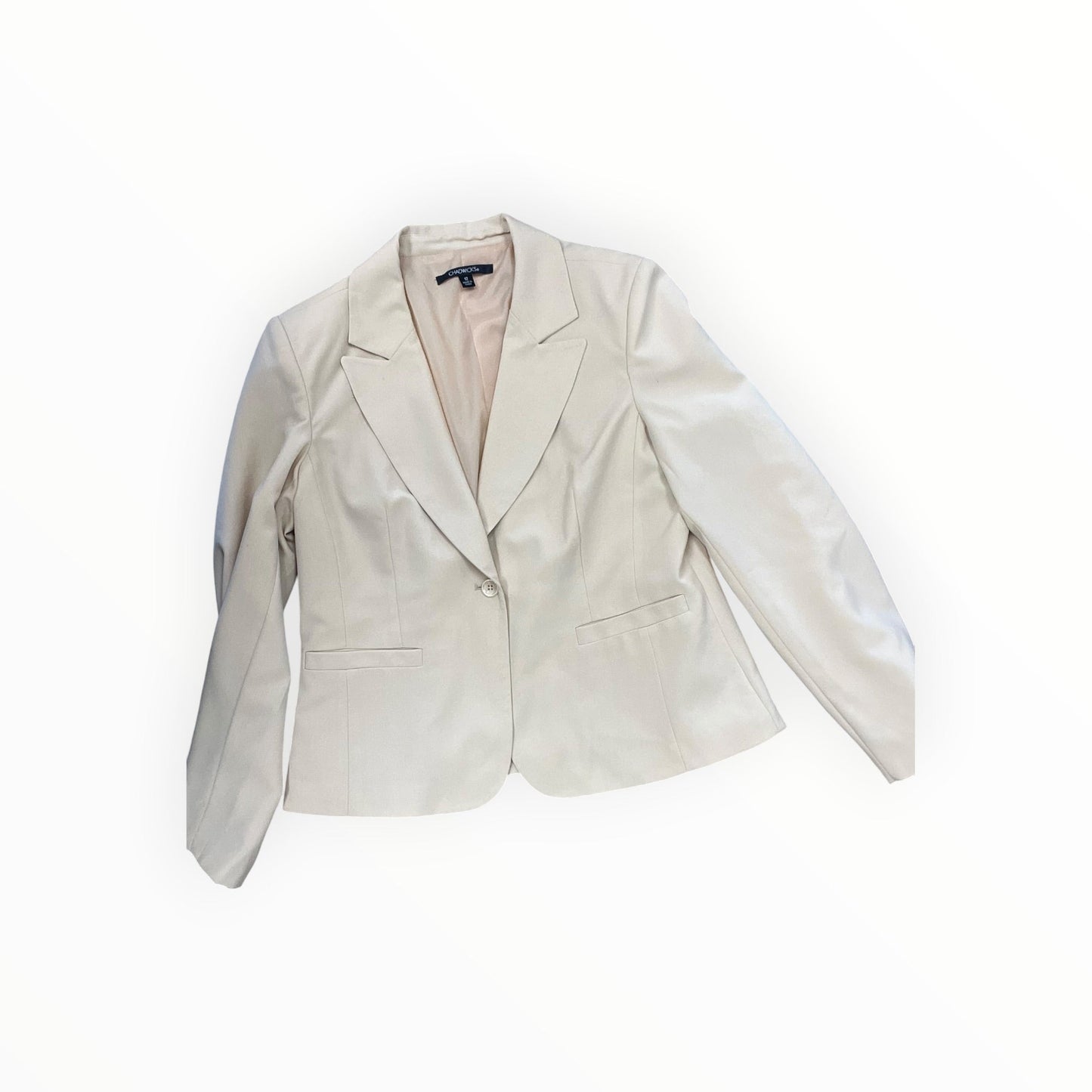 Blazer By Chadwicks In Cream, Size:L