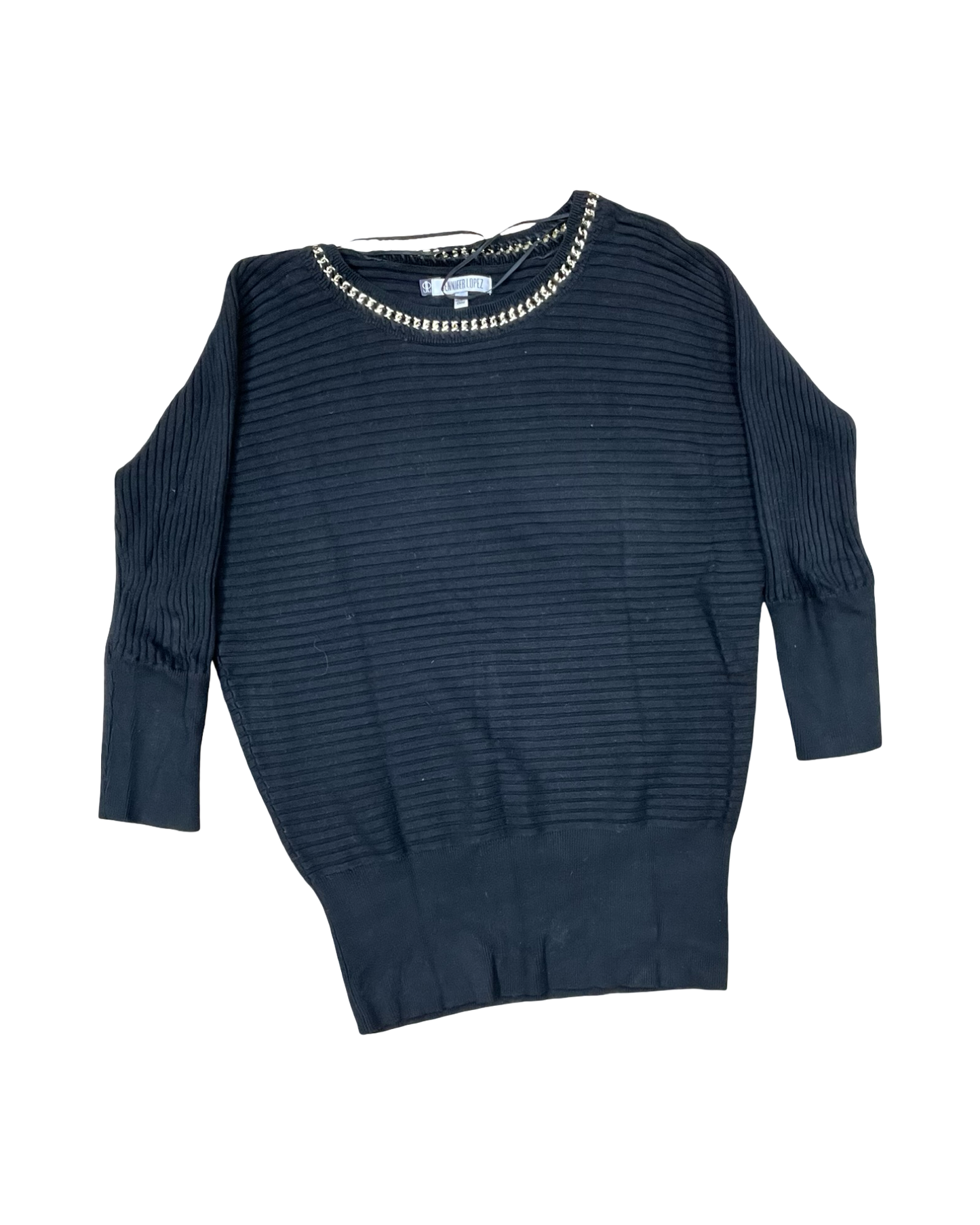 Sweater By Jennifer Lopez In Black, Size:M