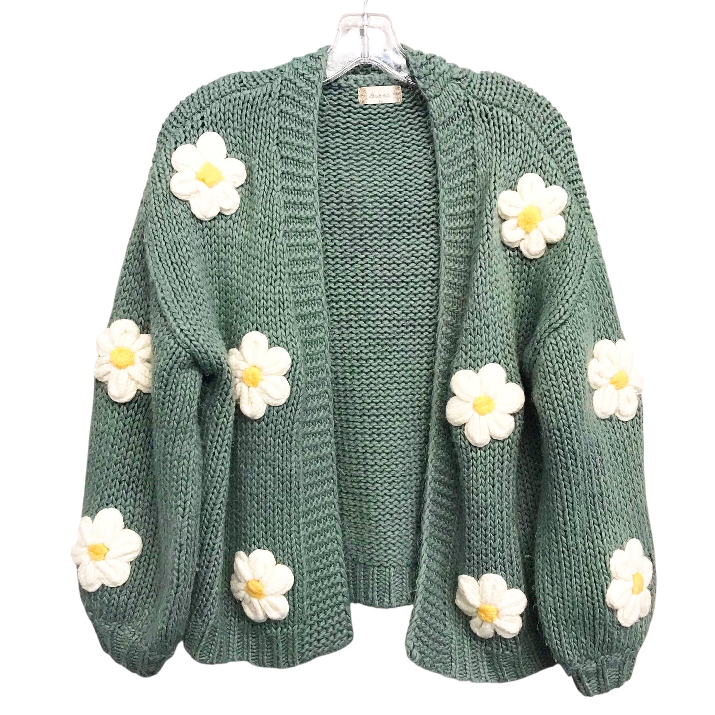 Sweater Cardigan By Altard State In Green, Size:Xs