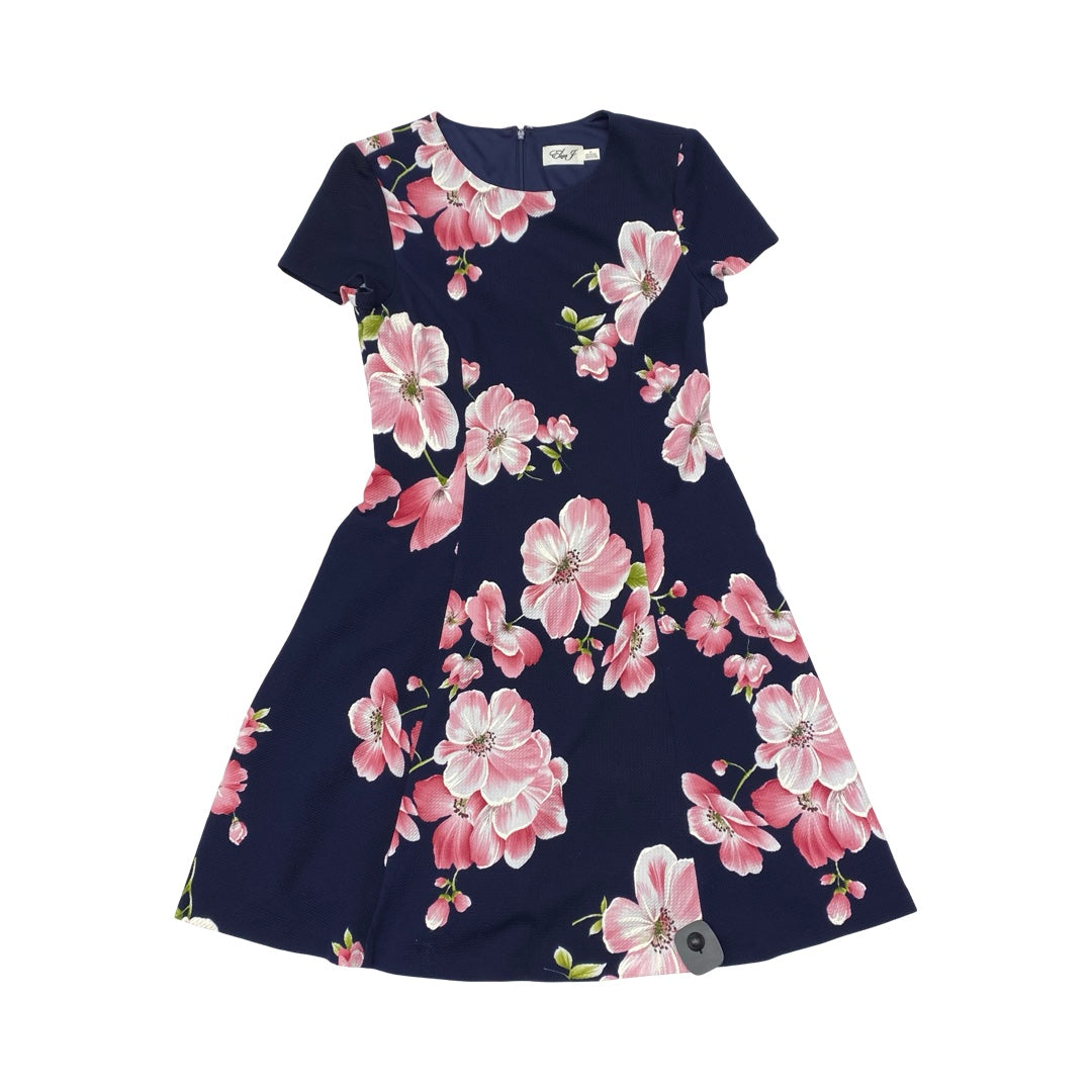 Dress Party Midi By Eliza J In Floral Print, Size:12