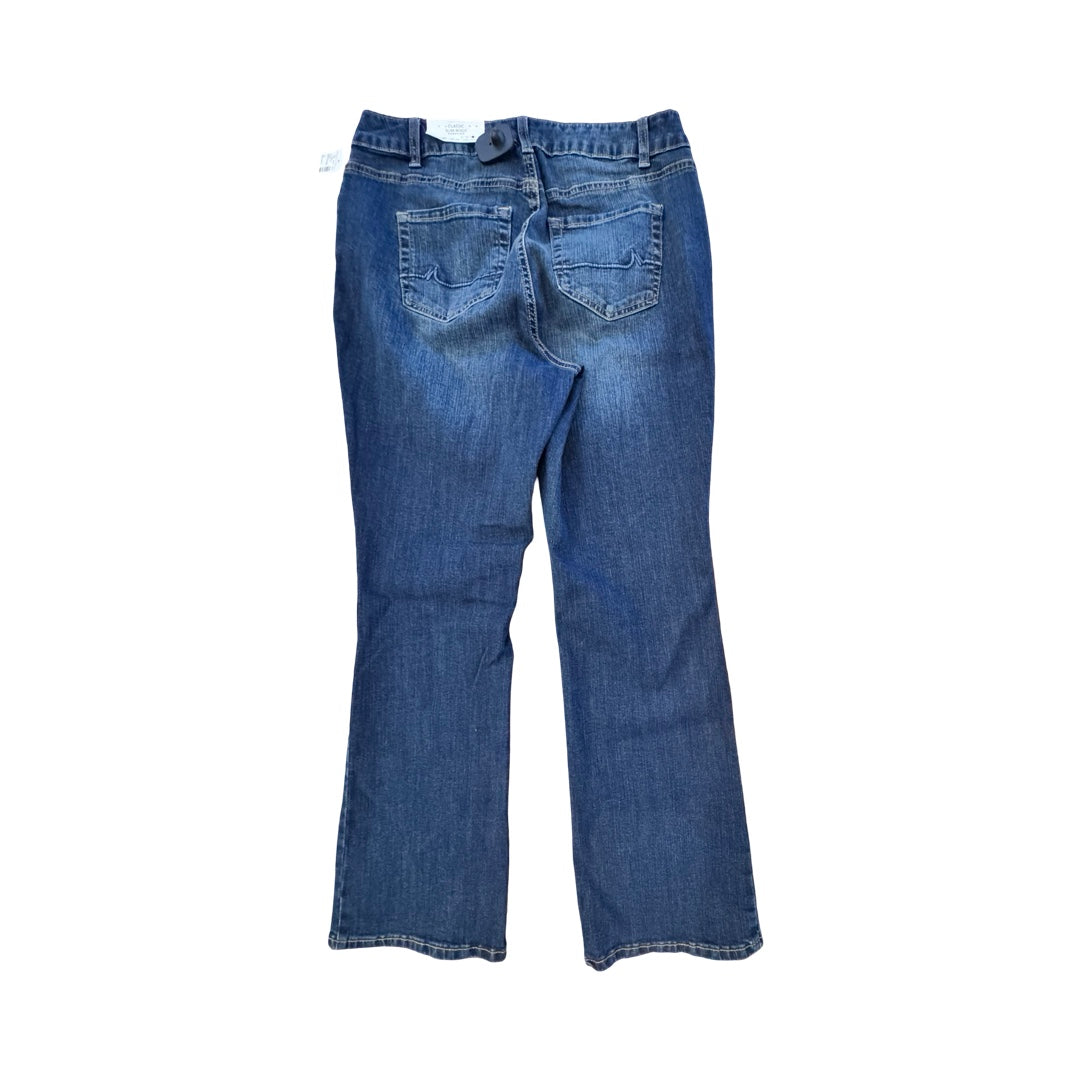 Jeans Boot Cut By Maurices In Blue Denim, Size:12
