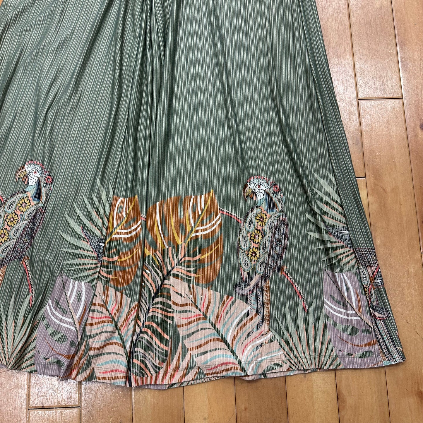 Guadeloupe wide leg pants By Farm Rio In Green, Size: S