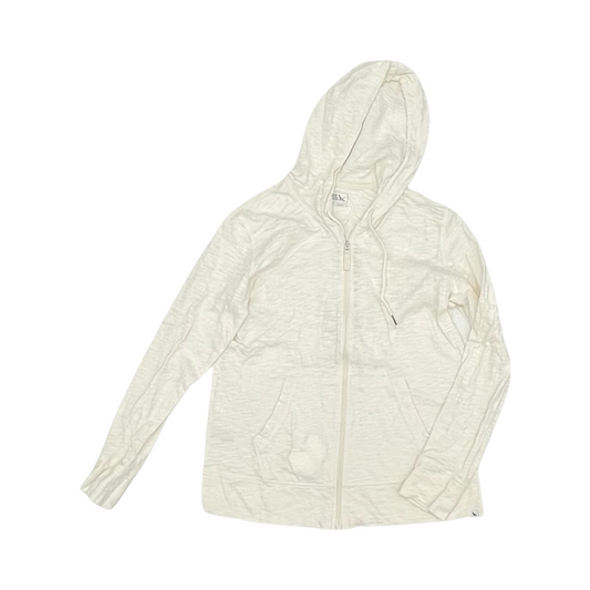 Sweatshirt Hoodie By Eddie Bauer In Cream, Size:M