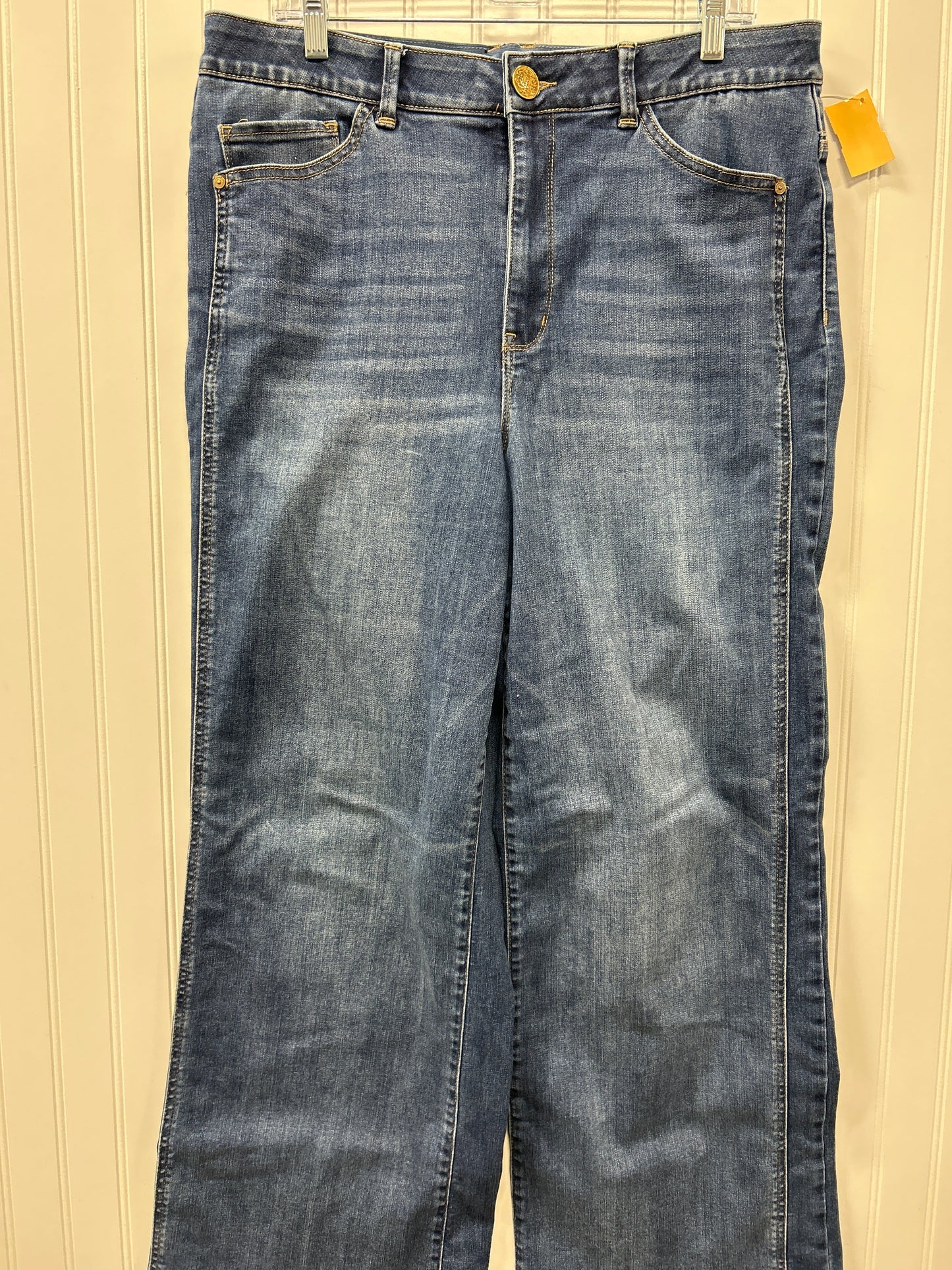 Jeans Wide Leg By Democracy In Blue Denim, Size:16