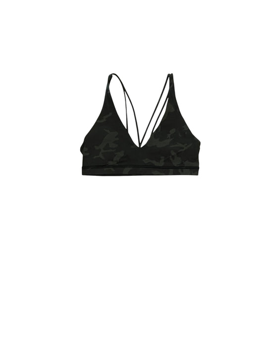 Athletic Bra By Lululemon In Camouflage Print, Size:M