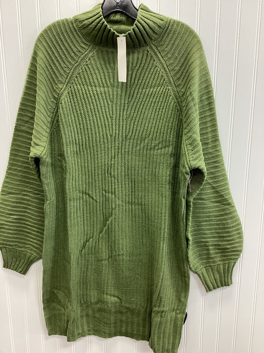 Dress Sweater By Clothes Mentor In Green, Size:L