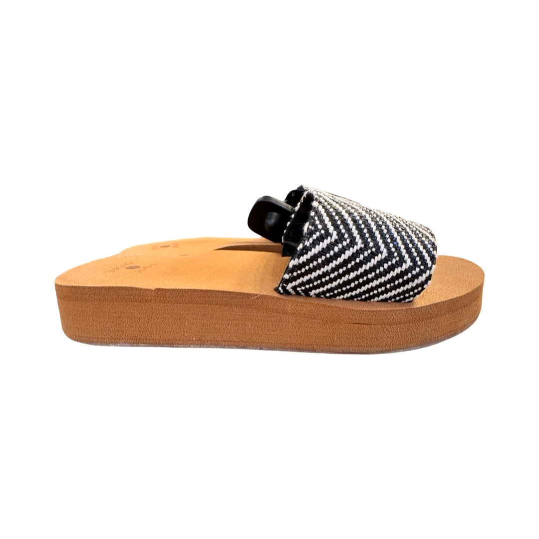 Sandals Heels Block By Shade & Shore In Multi, Size:7