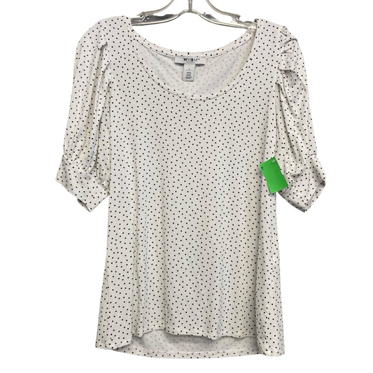 Top Ss By White House Black Market In Polkadot Pattern, Size:S