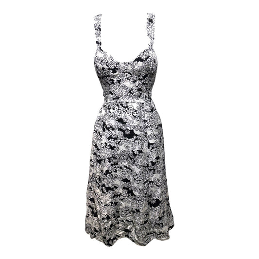 Printed Midi Dress By Anthropologie In Floral Print, Size: XS Petite