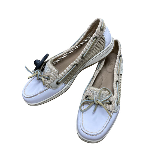 Shoes Flats By Sperry In Beige, Size:7