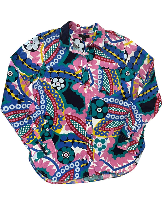 Blouse Ls By J. Crew In Multi, Size:M