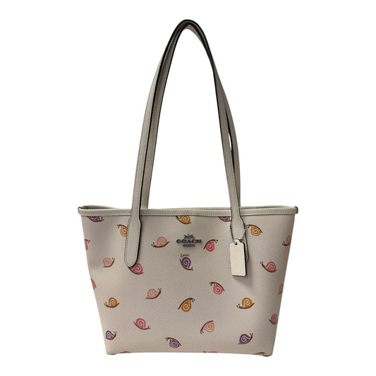 Handbag Designer By Coach In Beige, Size:Small