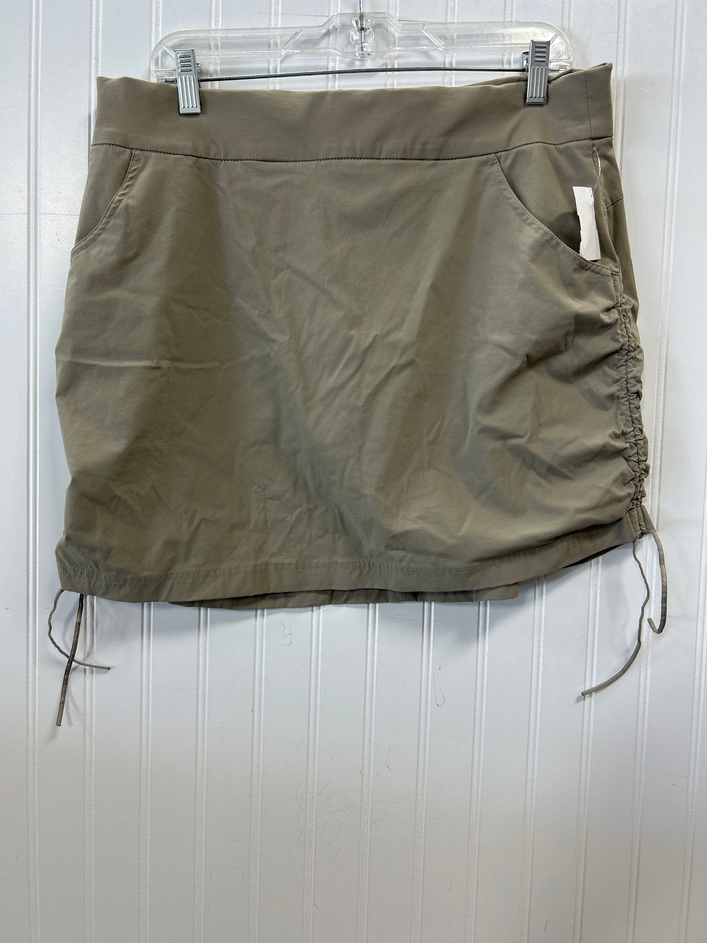 Athletic Skort By Columbia In Tan, Size:Xl